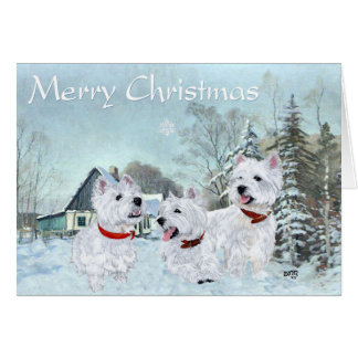 West Highland White Terrier Christmas Cards | Zazzle