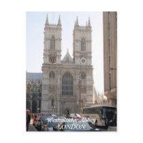 Westminster Abbey London UK postcard
