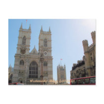 Westminster Abbey London UK postcard