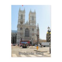 Westminster Abbey London UK postcard