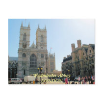 Westminster Abbey London UK postcard
