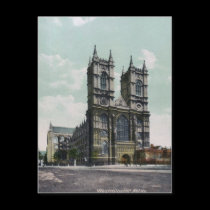 Westminster Abbey Vintage Postcard