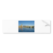 Westminster bridge and big ben bumper stickers
