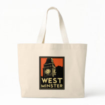 westminster retro art deco travel poster bags by strk3 westminster retro art deco travel poster bags