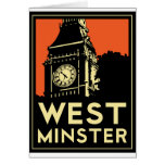 westminster retro art deco travel poster cards