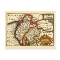 "Westmorland and Comberlad" Old Cumbria County Map postcards