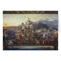 Westward the Course of Empire Takes Its Way Greeting Cards