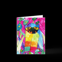 Wet Cat • Trevor Nielsen, Age 8  - card cards