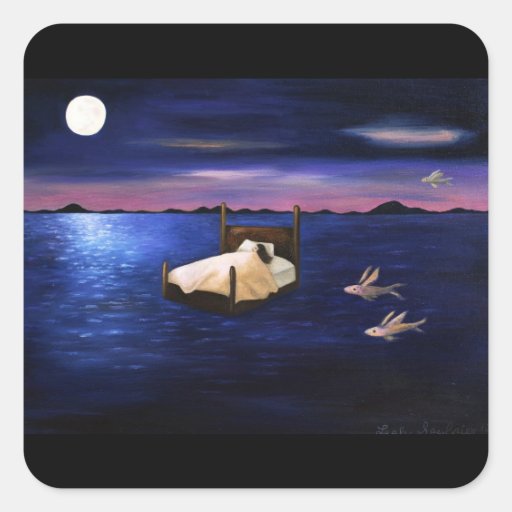 Wet Dreams Square Sticker