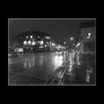 Wet Evening, Salisbury Road Cardiff (2) postcards