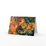 Wet Golden Mum Thank You Card
