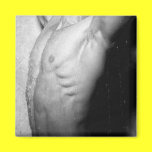 Wet Hunk Magnet magnets