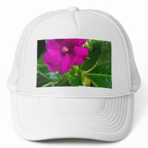 Wet Impatiens Flower 1 hats by LivingNature Wet Impatiens Flower 1 hats