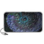Hook up your iPod or mp3 player to this speaker with a beautiful fractal. Wet Look Doodle Speaker
