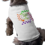 WET PAINT PET-WARE BY VERA WAG! TRACKS IN PAINT! DOG SHIRT