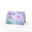 Wet Pastel Pink Roses, Thank You cards by beverlytazangel Wet Pastel Pink Roses, Thank You cards