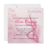 invite, pink, water, cute, girly, fun, sweet,