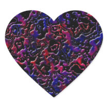 Wet Rainbow #9 Heart Stickers