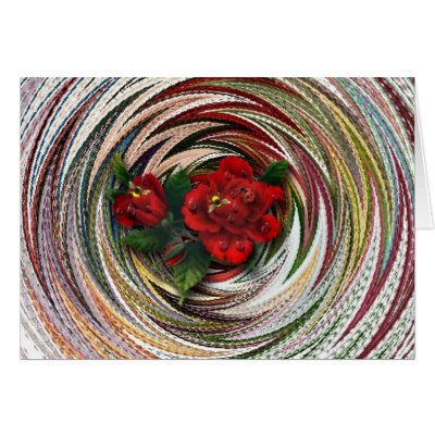 Wet Rose Greeting Cards by Oceanlu