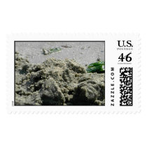 WET SAND ON BEACH postage by anaisacolon WET SAND ON BEACH postage