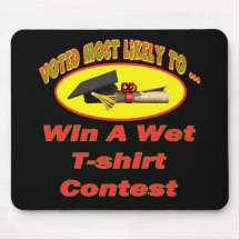 Wet T-shirt Contest Mouse Pad