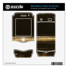 Wetland at Sunset in Silhouette Decals For BlackBerry