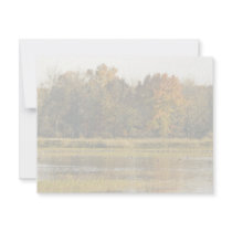 Wetland with autumn trees and ducks invitations by animalpark Wetland with autumn trees and ducks invitations