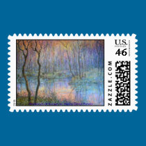 Wetlands at Sunset postage