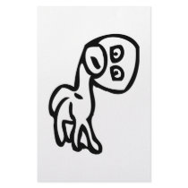 Wetodd Dog Rage Face Meme Custom Stationery