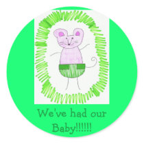 We've had our Baby!!!!!! stickers by KatAnnette We've had our Baby!!!!!! stickers