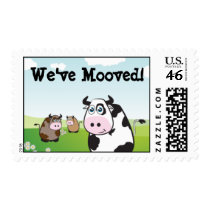We've Mooved Stamp