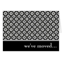 we've moved announcement greeting card