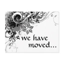 we've moved announcement post card