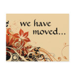we've moved announcement postcards
