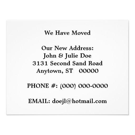 We've Moved Announcement Retro Packed Car & PO