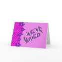 We've Moved cards