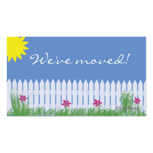 We've Moved Card Business Cards | Zazzle