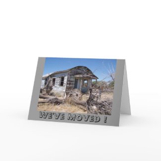 We've Moved ! cards - Customized card