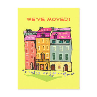 We've Moved Change of Address New Home Postcard