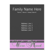 We've Moved - Change of Address Postcard