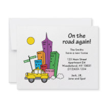 We've Moved Cityscape 4.25x5 One-sided Card invitations by maboles We've Moved Cityscape 4.25x5 One-sided Card invitations