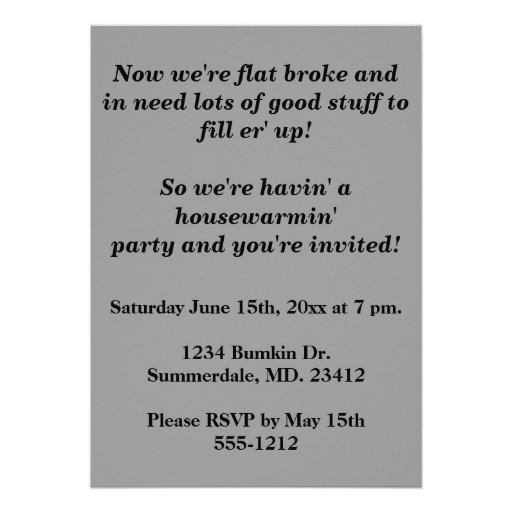 We've Moved Country Shack Housewarming Custom Invite