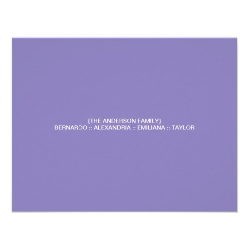 We've Moved Flower Announcement (Purple)
