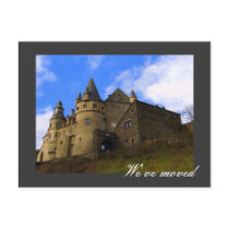 We've moved - fully customizable! post card