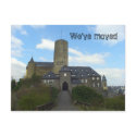 We've moved - fully customizable! postcard