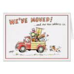 We've moved greeting card - and our new address is cards
