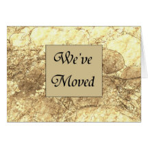 We've Moved Greeting Cards