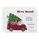 We've Moved Holiday Cards - 5x7 cards Invitations