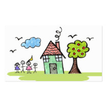 We've Moved House Profile Card Bulk Notification business cards by Pip_Gerard We've Moved House Profile Card Bulk Notification business cards