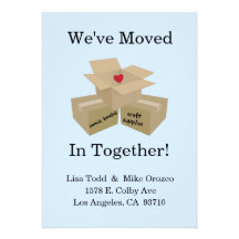 We've Moved In Together Announcement